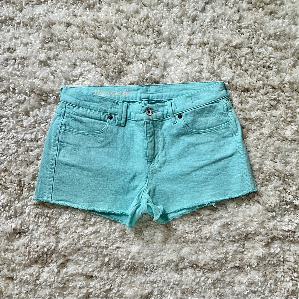 Madewell light blue cutoff shorts NWOT